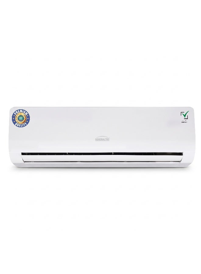 GENERALTEC 3 Ton Split Air Conditioner, T3 Rotary Compressor, Cooling Only, Fast Cooling, 4 Way Swing, Golden Fin, R410A, Remote Control, 220-240V, GSAC38NS, 1 Year Full & 5 Years Compressor Warranty 3250 W GSAC38NS White - Image 1