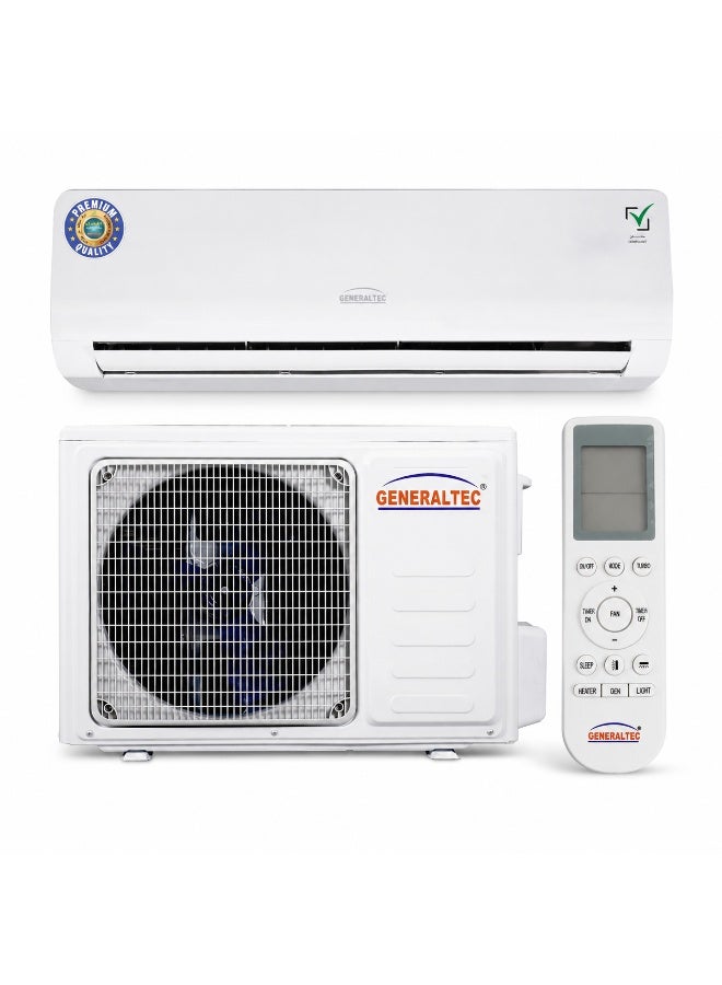 GENERALTEC 3 Ton Split Air Conditioner, T3 Rotary Compressor, Cooling Only, Fast Cooling, 4 Way Swing, Golden Fin, R410A, Remote Control, 220-240V, GSAC38NS, 1 Year Full & 5 Years Compressor Warranty 3250 W GSAC38NS White - Image 2