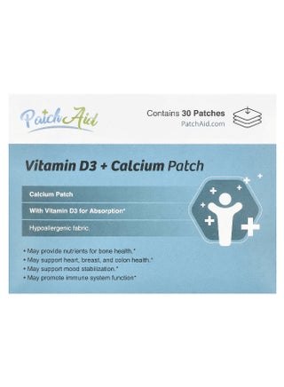 PatchAid, Vitamin D3 + Calcium Patch , 30 Patches - pzsku/ZA0E92F4165B8F2E9F8CEZ/45/_/1745236954/82e36cf0-9391-4a56-91b3-0dccd58b67aa