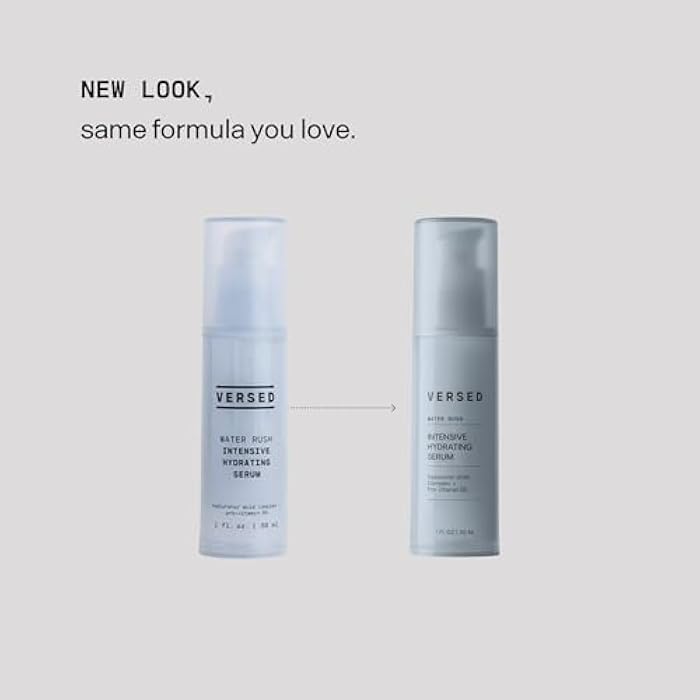 Versed Water Rush Intensive Hydrating Serum - Hyaluronic Acid Serums for Face with Vitamin B5 - Lightweight Face Serum for Dry Skin - Sensitive Skin-Approved & Clinially Tested (1 fl oz) - Image 4
