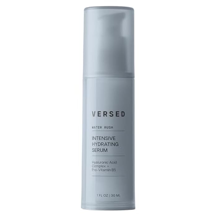 Versed Water Rush Intensive Hydrating Serum - Hyaluronic Acid Serums for Face with Vitamin B5 - Lightweight Face Serum for Dry Skin - Sensitive Skin-Approved & Clinially Tested (1 fl oz) - Image 1