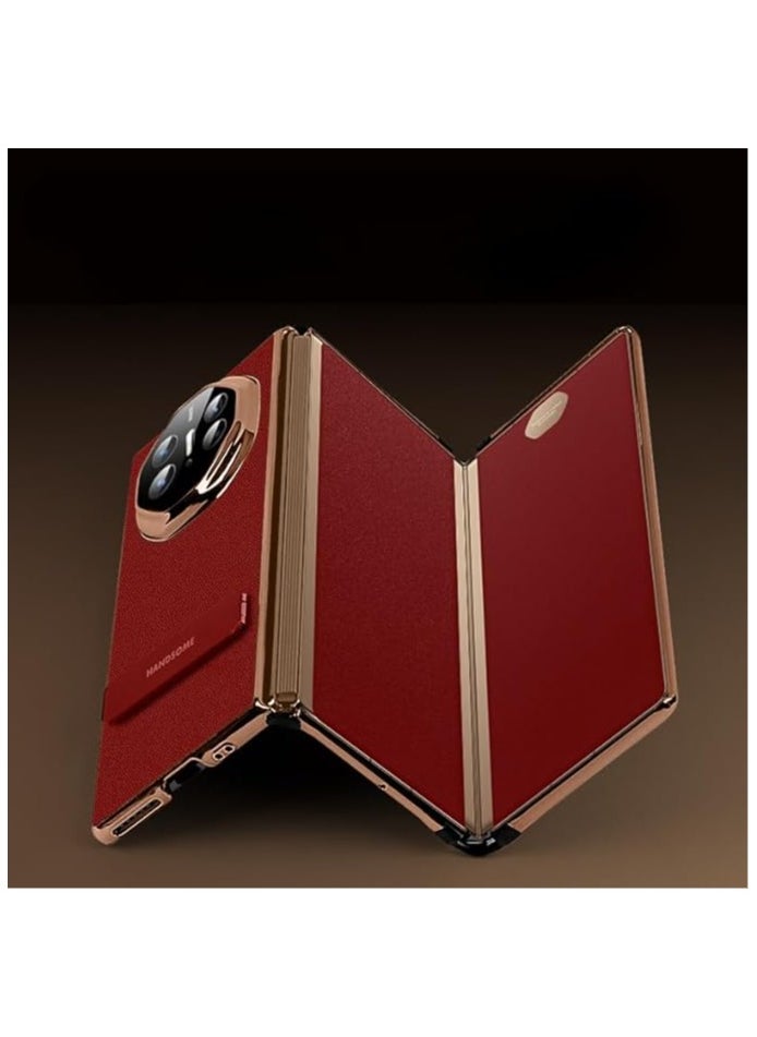 Generic - Leather Case Compatible with Huawei Mate XT, with Frame Bracket and Hidden Bracket, Fully Wrapped Hinges for Earthquake and Fall Resistance Cover for Huawei Mate XT - Image 1