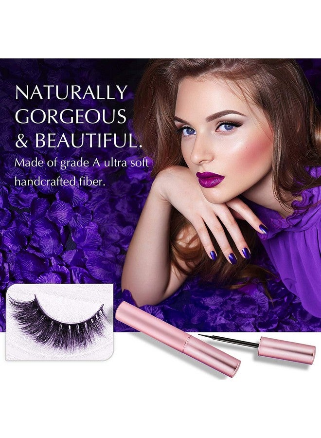 Arishine Magnetic Eyeliner and Lashes Kit, Magnetic Eyeliner for Magnetic Lashes Set, With Reusable Lashes [5 Pairs] - Image 3