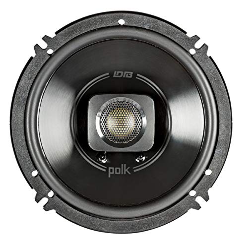Polk Audio DB652 DB+ Series 6.5" Coaxial Speaker for Car & Marine, 2-Way Boat & Car Audio Speaker, 40-22kHz Frequency Response, Polypropylene Woofer Cone & 3/4" Silk Dome Tweeter, Black - Image 3