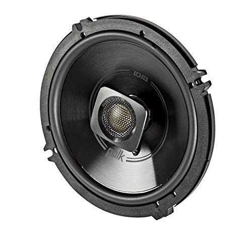 Polk Audio DB652 DB+ Series 6.5" Coaxial Speaker for Car & Marine, 2-Way Boat & Car Audio Speaker, 40-22kHz Frequency Response, Polypropylene Woofer Cone & 3/4" Silk Dome Tweeter, Black - Image 4