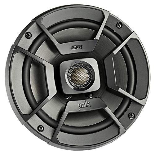 Polk Audio DB652 DB+ Series 6.5" Coaxial Speaker for Car & Marine, 2-Way Boat & Car Audio Speaker, 40-22kHz Frequency Response, Polypropylene Woofer Cone & 3/4" Silk Dome Tweeter, Black - Image 2
