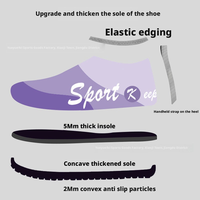 Women's Indoor Fitness Shoes, Soft Sole Non-Slip Training - Image 4