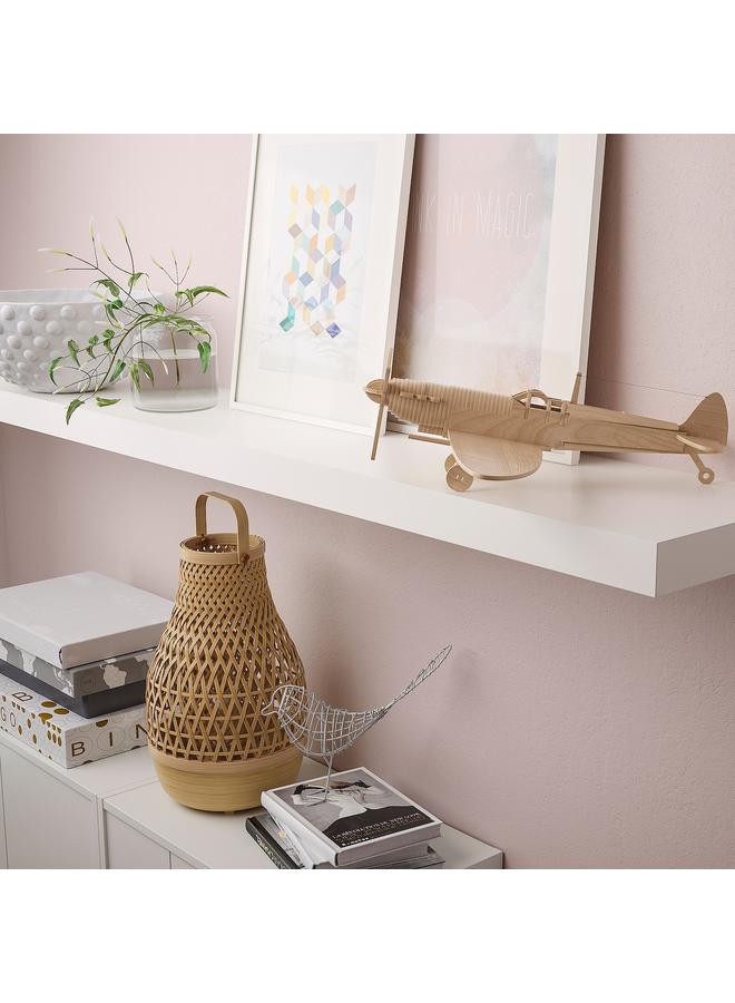 Wall shelf, white, 110x26 cm  - Image 4