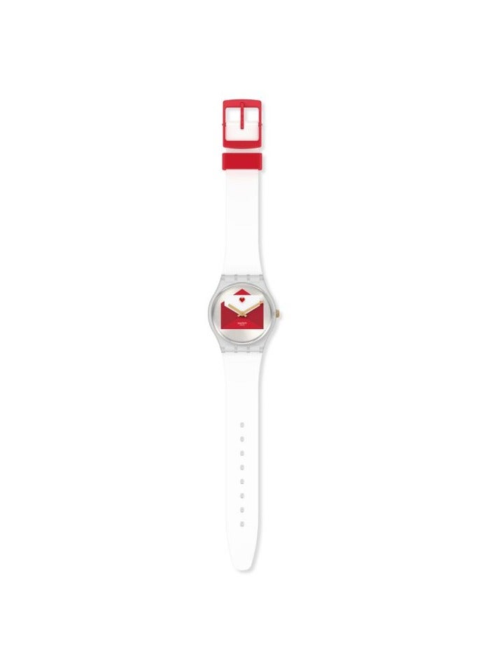 Swatch Unisex You'Ve Got Love - Valentinsspecial  Quartz Movement Water Resistant Wrist Watch - 34 Mm - Image 2