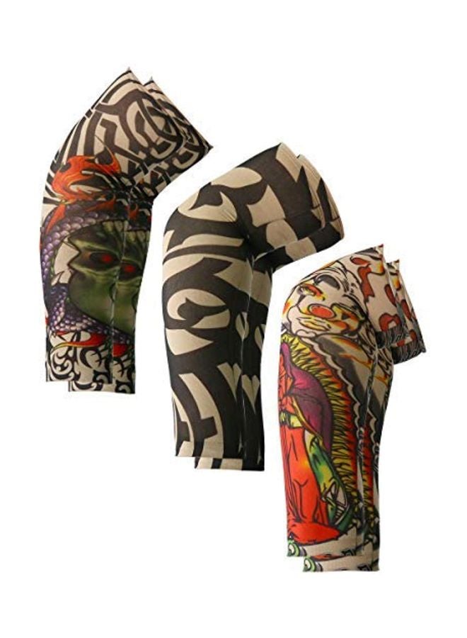 سكيلتين مجموعة أكمام تاتو مزيفة مكونة من 6 قطعة - Image 2