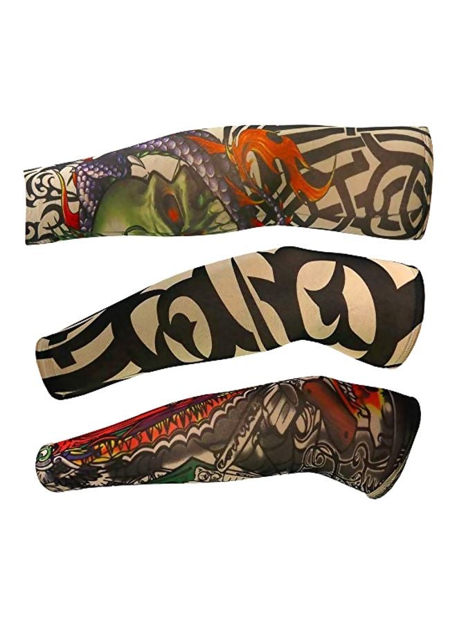 سكيلتين مجموعة أكمام تاتو مزيفة مكونة من 6 قطعة - Image 1