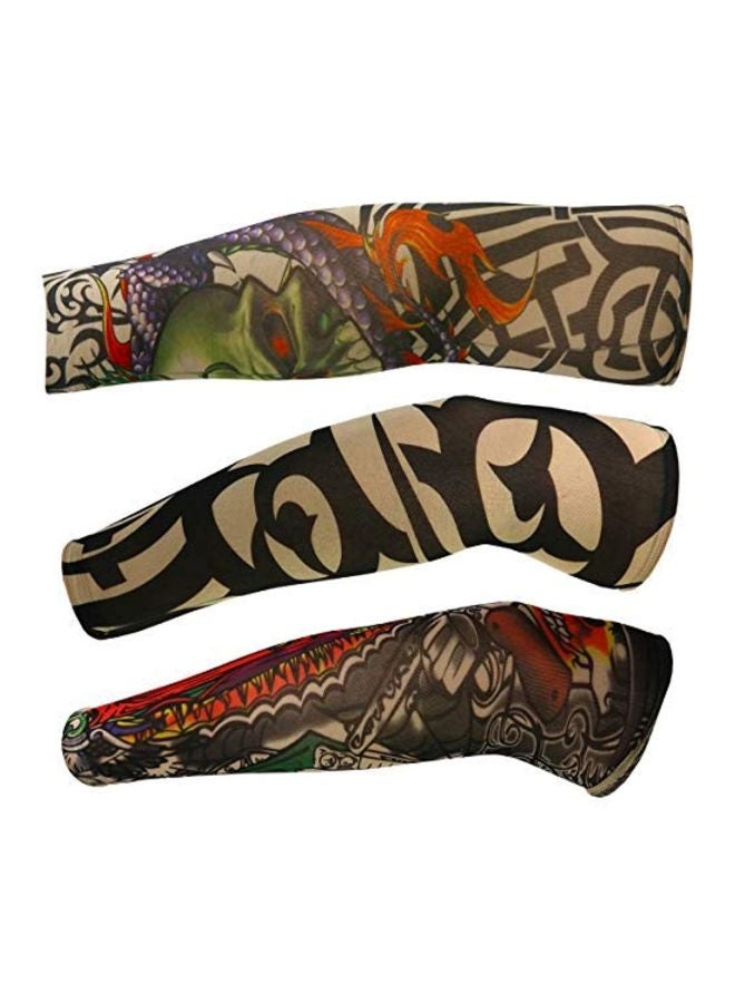 سكيلتين مجموعة أكمام تاتو مزيفة مكونة من 6 قطعة - Image 3