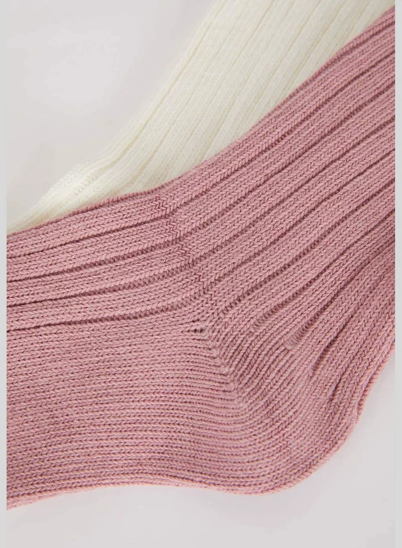 DeFacto 2 Pack Woman High Cut Socks