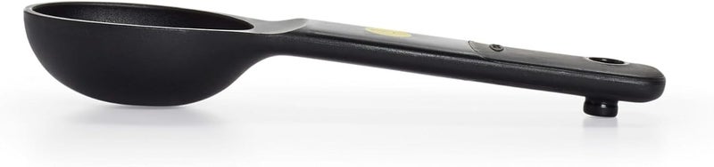 OXO Shock rubber edge GG 7 PC PLASTIC MEASURING SPOONS - SNAPS - BLACK - INTL Lightweight - Image 5