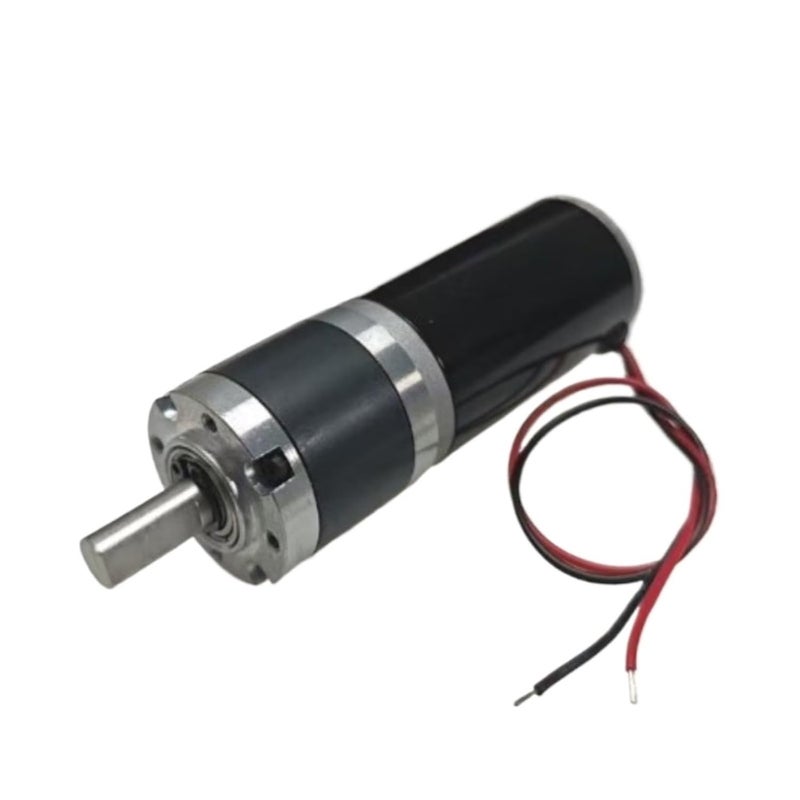 محرك تخفيض 32GP-31ZY DC12V 24V منخفض السرعة وعزم دوران عالي محرك دقيق ذو تروس كوكبية 11R 15R 112R 160R 296R 421R 1154R 2160R مع حامل (80 دورة في الدقيقة، 12 فولت، عمود 6 مم) - Image 1