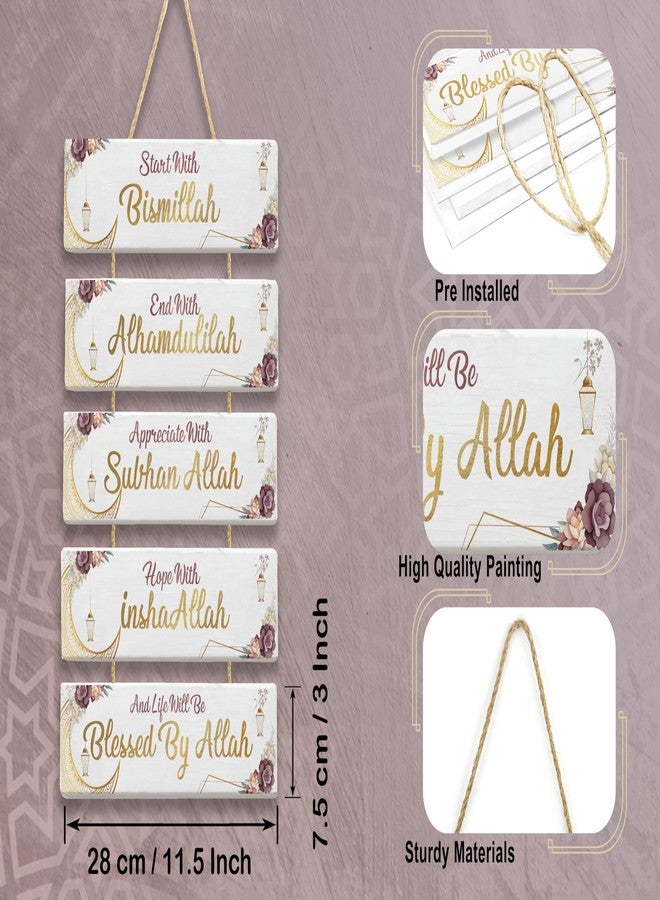 OLEEK islamic wall art - ramadan decorations for home 2025 - Islamic wall decor - bismillah wall decor - ramadan decor - ramadan wall decor - ramadan eid gifts for woman - eid decorations for home - Image 4