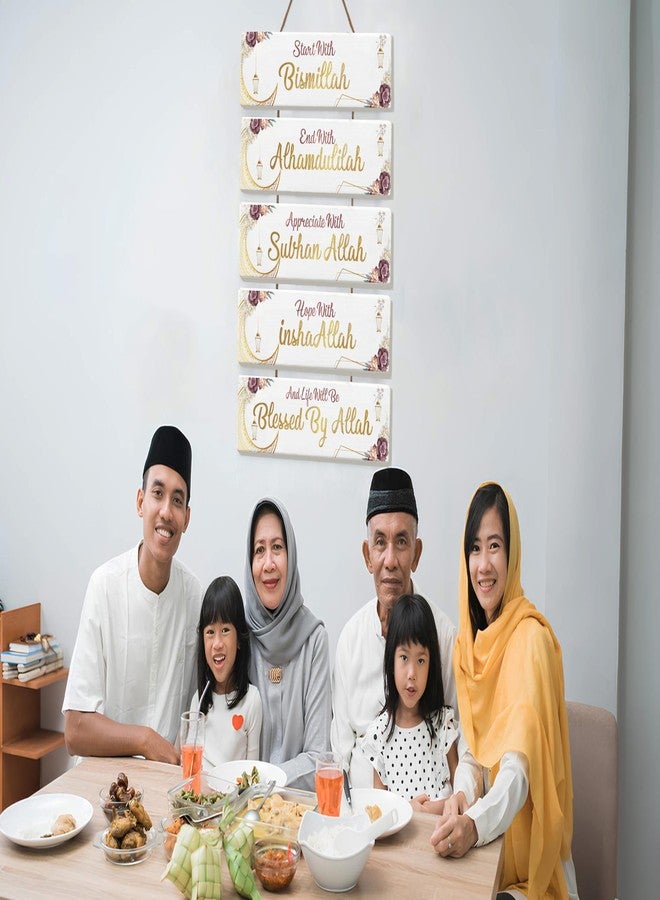 OLEEK islamic wall art - ramadan decorations for home 2025 - Islamic wall decor - bismillah wall decor - ramadan decor - ramadan wall decor - ramadan eid gifts for woman - eid decorations for home - Image 3