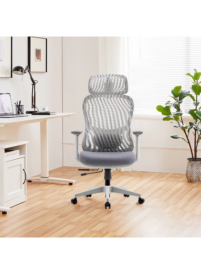 Home Box Tesser High Back Office Chair with Sliding Seat and 3D Armrest - Image 1