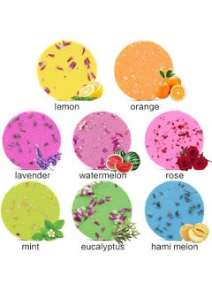 Generic Essential Oil Aromatherapy Bath Tablets 8 Pcs Bath Bombs Gift Set Natural Ingredients with Essential Oils Bubble Bath Bomb  - Image 4