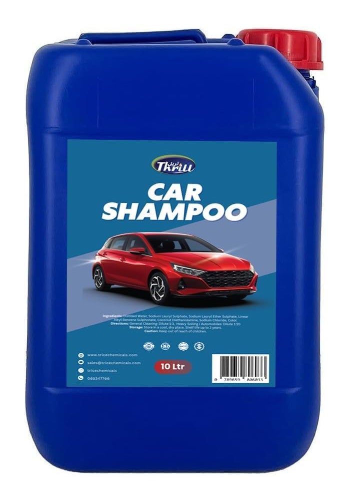 Thrill Car Shampoo – Powerful Foam Cleaner for Car Wash (10 Litre) - Image 1
