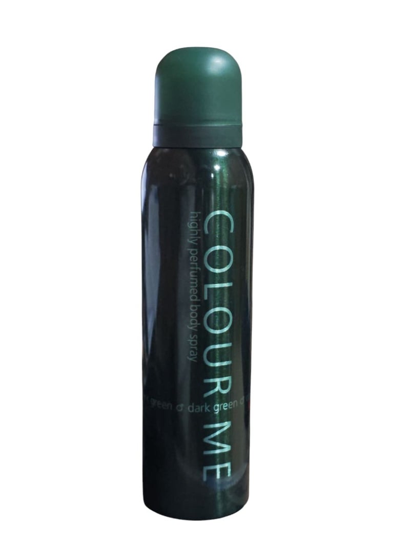 Colour Me DARK Green Body Spray 150ml