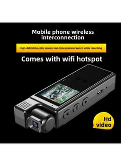 Generic HD Camera Riding Law Enforcement Electric Vehicle Recorder Sports Camera WiFi Interconnected Recording Pen DV Video Recorder-Body Color:1080p Ordinary Model-32g  - Image 2