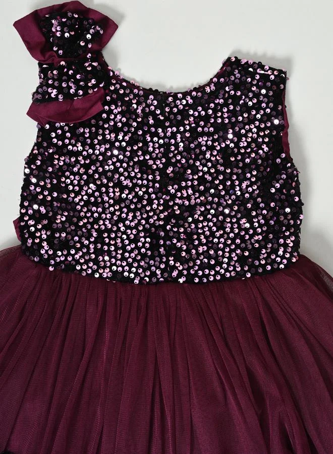 BELLA MODA Sequin Tulle Dress