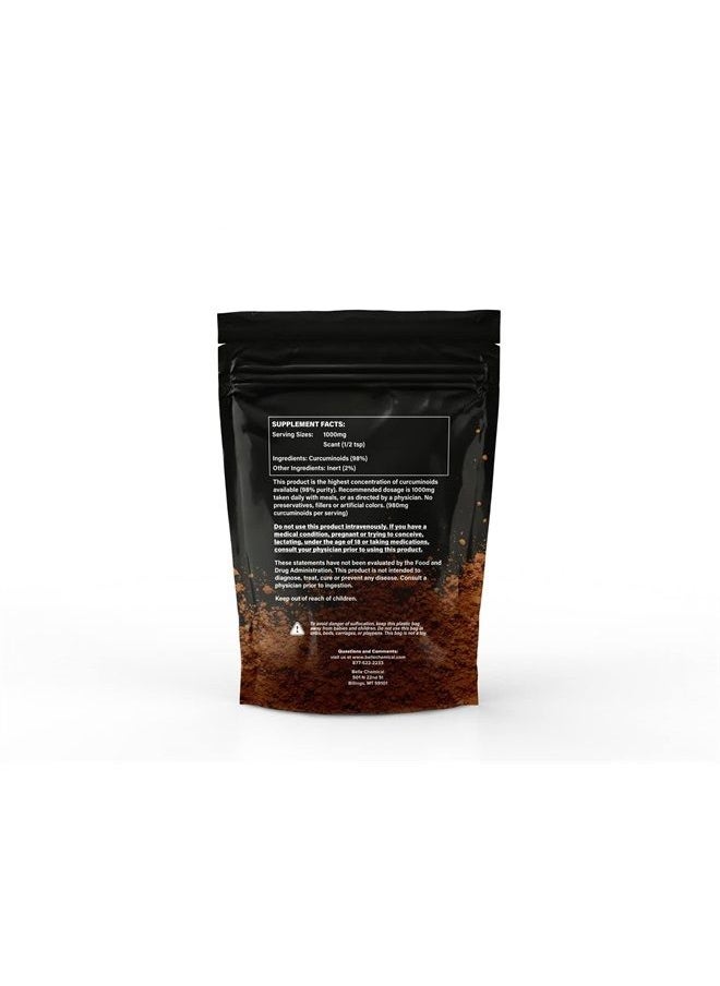 Belle Chemical - 98% Pure Curcumin Powder (98% Curcuminoids) (1 Pound) - Image 1