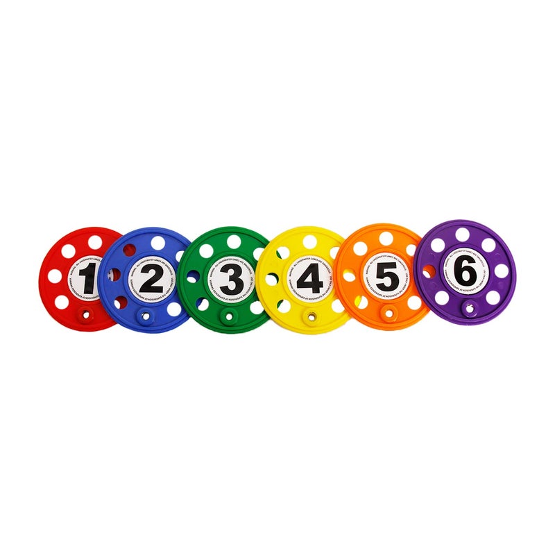 GISCO Diving Discs with Numbers for Swimming Pool (Set of 6) | Fun Water Toys for Kids | Perfect for Summer Pool Parties & Water Adventures | Improves Swimming Skills - Image 3