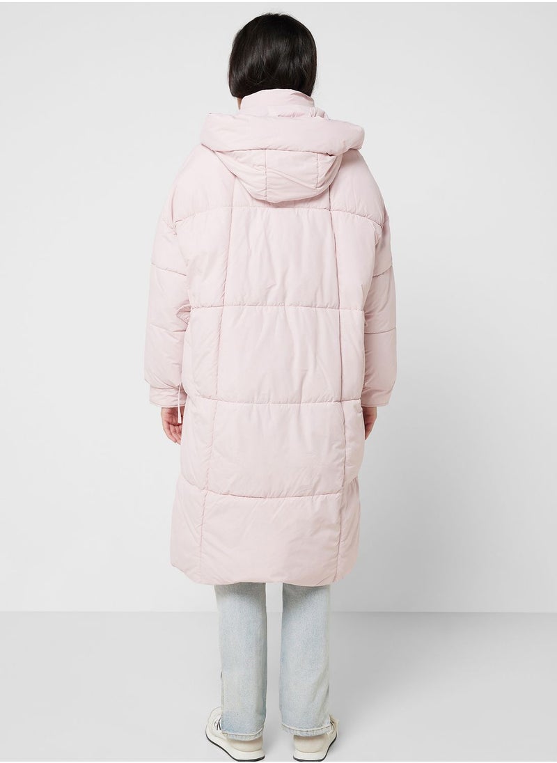ELLA - Longline Padded Jacket - Image 1