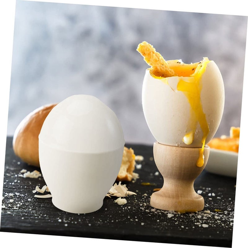 4 Piece Mini Microwave Egg Cooker Set For Easy Breakfast Poaching - Image 5