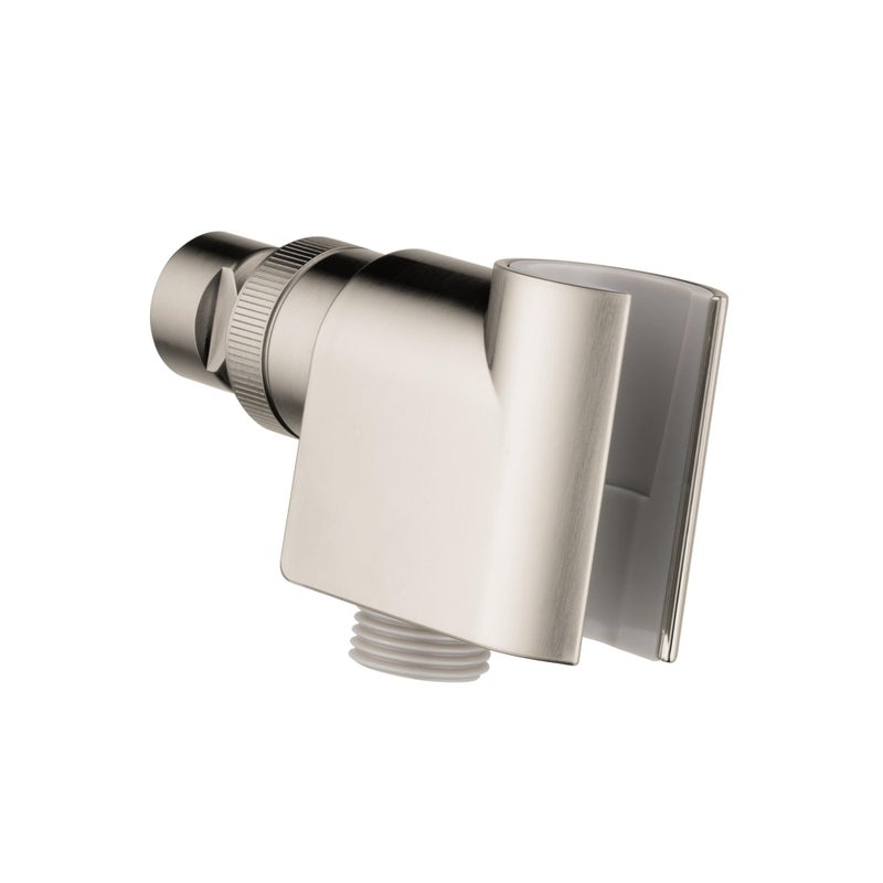hansgrohe Easy Install Handheld Shower Head HolderModern in Brushed Nickel, 04580820 - Image 4