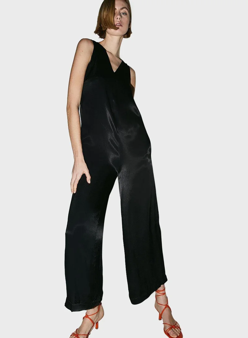 WAREHOUSE Wide Leg Jumpsuit