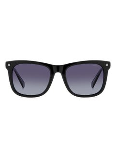 Polaroid Unisex Polarized Square Shape Acetate Sunglasses PLD 4167/S/X GREY 43 - Lens Size: 43.4 Mm - Black  - Image 3