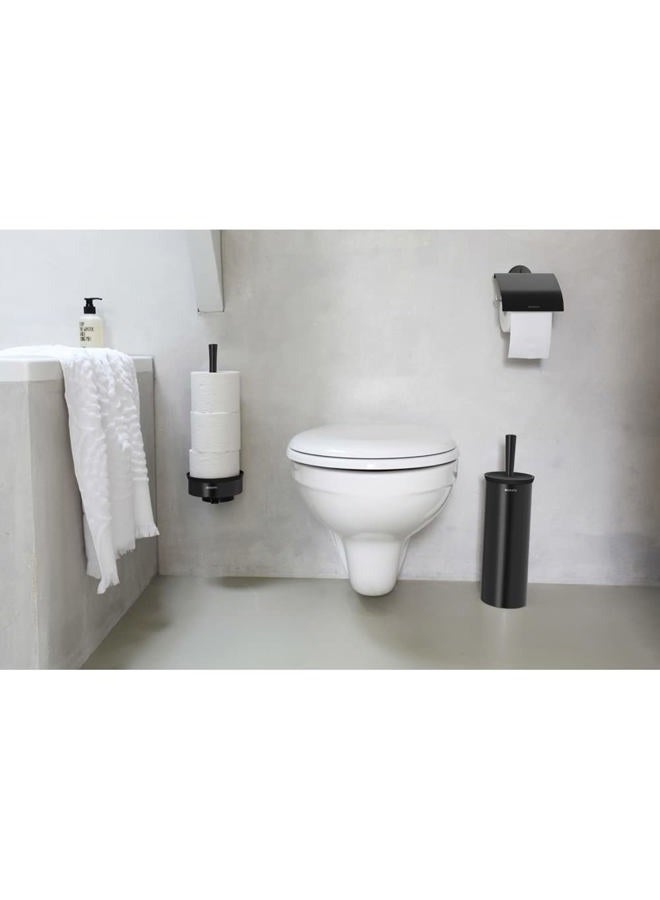 brabantia فرشاة المرحاض وحامل، أسود 483349 - Image 2