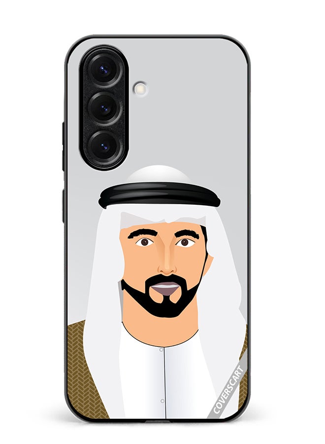 VR CREATIVE Protective Case Cover For Samsung Galaxy S25 Sheikh Hamdan Bin Mohammed Bin Rashid Al Maktoum Design Multicolour