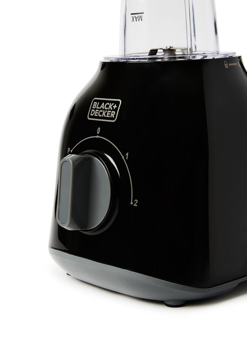 BLACK+DECKER Blender With 2 x Grinder Mills 1.5 L 400 W BX365-B5 Black - Image 2