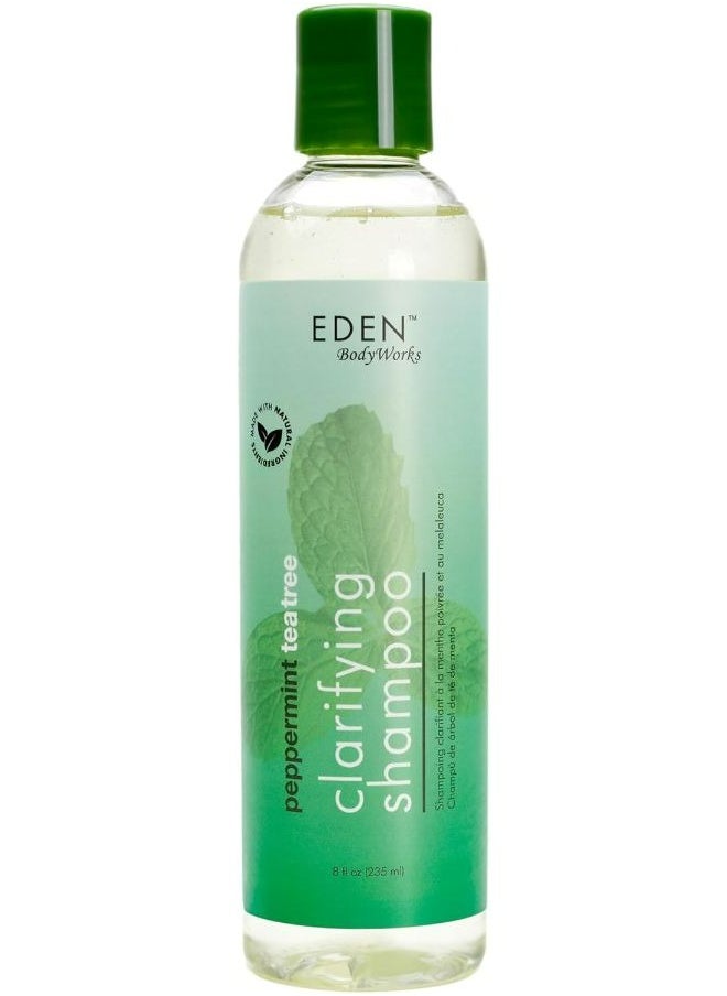 eden bodyworks - Peppermint Tea Tree Clear Clarifying Shampoo 235 ML - Image 1