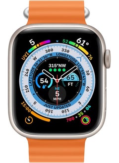 FARROBIZZ Ocean Band Compatible With Apple Watch Ultra Band 49mm 45mm 44mm 42mm for Men, Adjustable Silicone Strap with Metal Buckle for Apple Watch Ultra 2 Band iWatch Ultra Series 9 8 7 6 5 4 3 2 1 SE  - Image 2