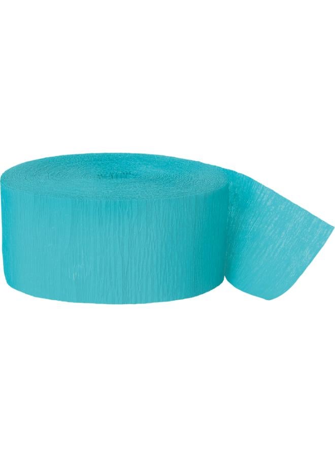 Teal Crepe Streamer