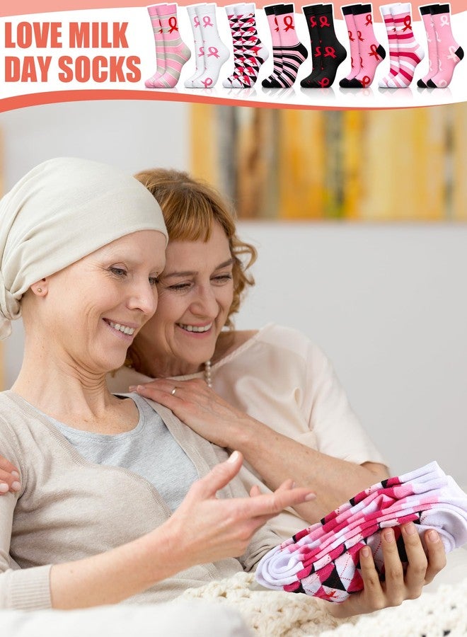 Suhine 24 Pairs Winter Vintage Socks Bulk for Women Cozy Retro Soft Warm Boot Socks Gifts for Holiday Men Women(Ribbon) - Image 3