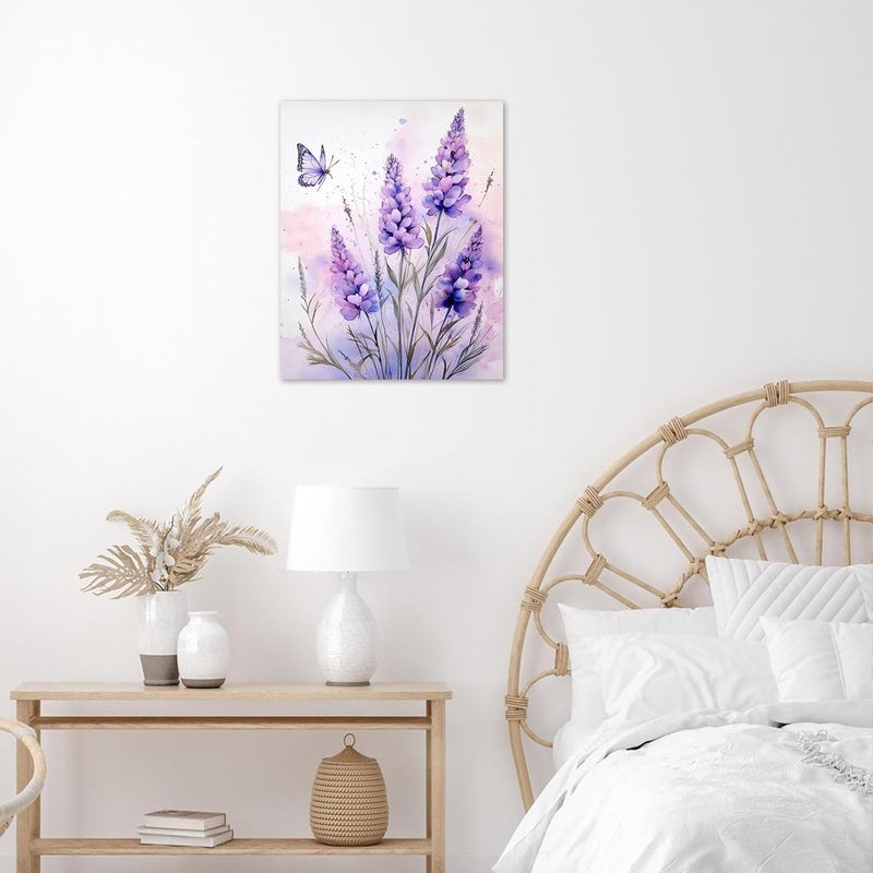 HVEST Animal Art Deco 16" X 20" Pink Flamingo Canvas Wall Art Painting - Image 4