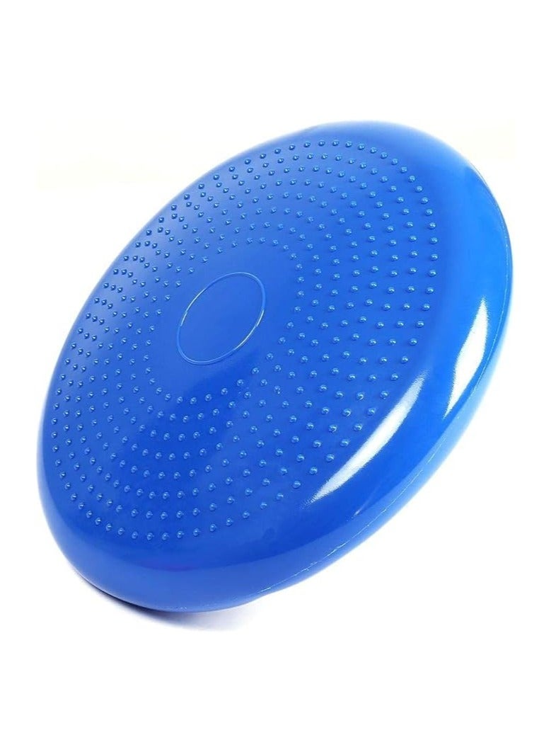 Generic Yoga Balance Pad Stability Disc Massage Cushion Fitness Mat With Pump 33CM/12.99 inch Blue - Image 3