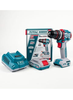 TOTAL Total 20V Compact Brushless Cordless Impact Drill – 55Nm Max Torque, 2-Speed Gear, 47 Accessories, LED Work Light, 13mm Chuck Capacity – Powerful Drill for Home Improvement & DIY Projects  - Image 4