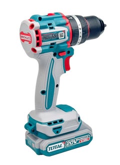 TOTAL Total 20V Compact Brushless Cordless Impact Drill – 55Nm Max Torque, 2-Speed Gear, 47 Accessories, LED Work Light, 13mm Chuck Capacity – Powerful Drill for Home Improvement & DIY Projects  - Image 5