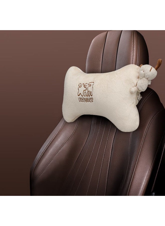 Icaroom Car Headrest Neck Pillow, Hollow Cotton Car Cushion, All-season Universal Cartoon Car Bone Pillow T-103x - Image 1