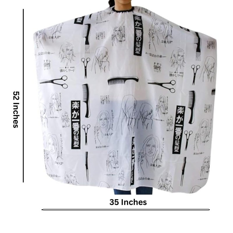 GutarGoo GutarGoo Cutting Sheet Apron Hairdressing Gown Cape Hair Cutting Barber Cloth Salon Accessories Color may vary 2 - Image 2
