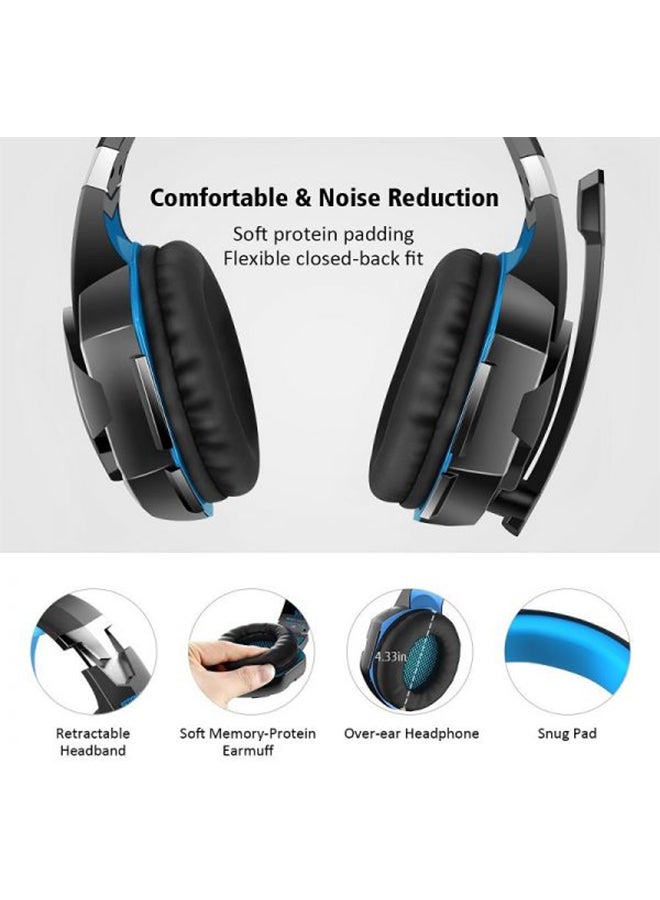 KOTION EACH G2000 Game Wired Headphone With Microphone LED Light - Image 2