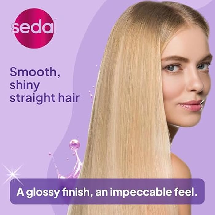 Sedal Conditioner for Straight Hair with Macadamia Oil, Vitamin C & Silk Protein for Smooth, Sleek Hair, 350 ml, Pack of 3 - Image 4
