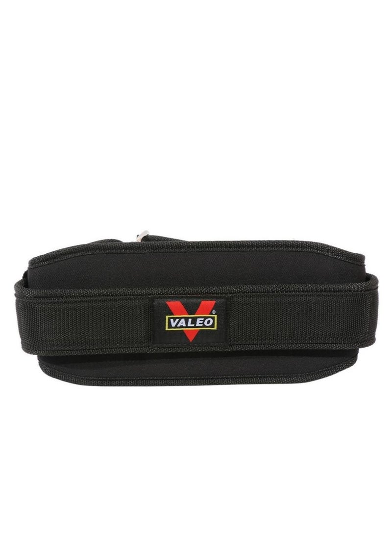 VALEO Nylon EVA Weight Lifting Belt Size M-125x14 CM, Black  - Image 2